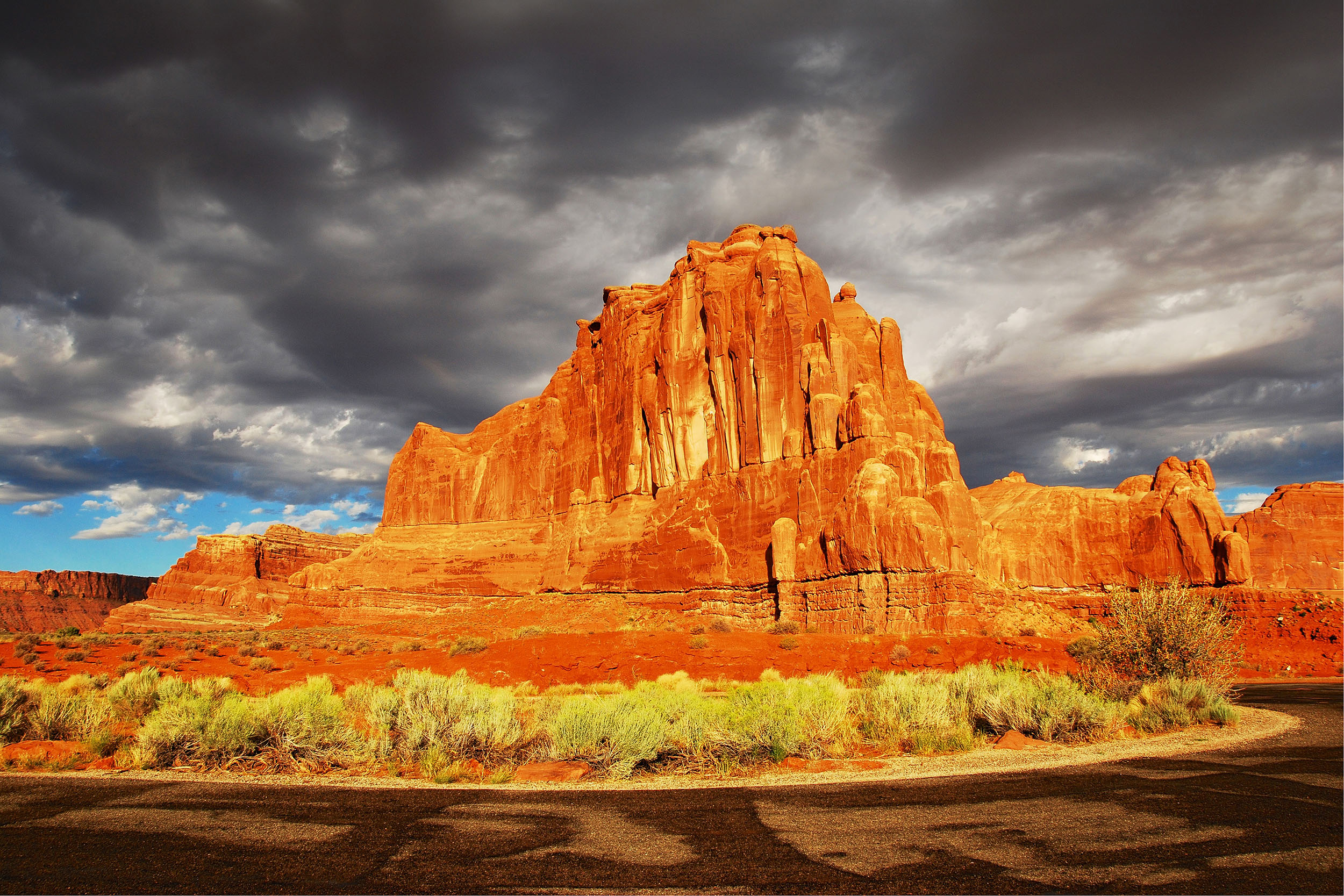 After a storm at Arches National Park, Utah, USA